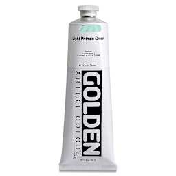 Golden Heavy Body Artist Acrylics - Light Phthalo Green, 5 oz