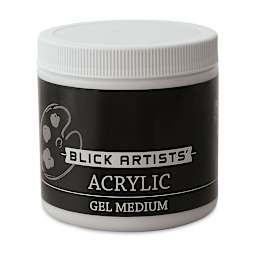 Blick Artists' Acrylic Gel Medium-Front of 16oz Jar