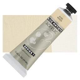 Blick Artists' Acrylic - Buff White, 2 oz tube and swatch