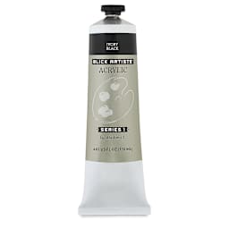 Blick Artists' Acrylic - Ivory Black, 4.65 oz tube