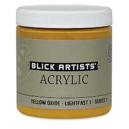Blick Artists' Acrylic - Yellow Oxide, 8 oz jar