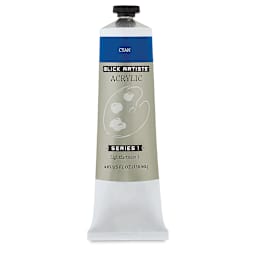 Blick Artists' Acrylic - Cyan, 4.65 oz tube
