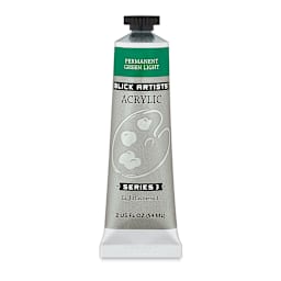 Blick Artists' Acrylic - Permanent Green Light, 2 oz tube