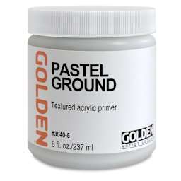 Golden Pastel Ground - Front of 8 oz jar shown