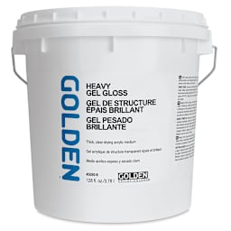 Golden Heavy Acrylic Gel Medium - Gloss, 128 oz tub