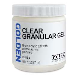Golden Acrylic Gel Medium - Clear Granular, 8 oz jar