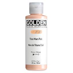 Golden Fluid Acrylic - Titan Mars Pale, 4 oz bottle