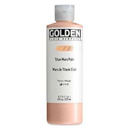 Golden Fluid Acrylic - Titan Mars Pale, 8 oz bottle