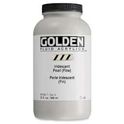 Golden Fluid Acrylic - Iridescent Pearl (Fine), 32 oz