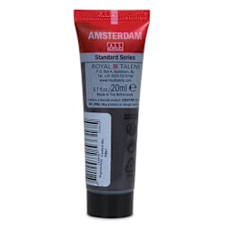 Amsterdam Standard Series Acrylic - Metallic Black, 20 ml Tube back