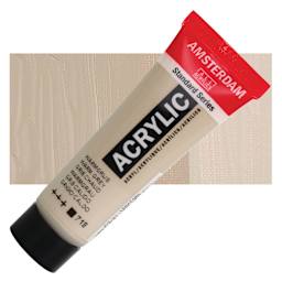 Amsterdam Standard Series Acrylic - Warm Gray, 20 ml Tube and swatch