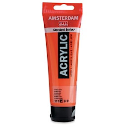 Amsterdam Standard Series Acrylic - Vermilion, 120 ml tube