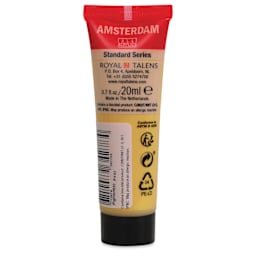 Amsterdam Standard Series Acrylic - Yellow Ochre, 20 ml Tube back