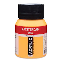 Amsterdam Standard Series Acrylic - Gold Yellow, 500 ml bottle