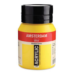 Amsterdam Standard Series Acrylic - Azo Yellow Light, 500 ml bottle