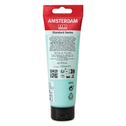 Amsterdam Standard Series Acrylic - Turquoise Green Light, 120 ml tube, back