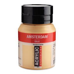 Amsterdam Standard Series Acrylic - Metallic Light Gold, 500 ml bottle