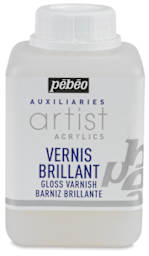 Acrylic Polymer Varnishes - Front of 500 ml Gloss Varnish