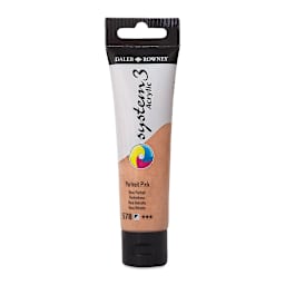 Daler-Rowney System3 Acrylic - Peach Pink, 59 ml