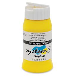 Daler-Rowney System3 Acrylic - Cadmium Yellow Hue, 500 ml bottle