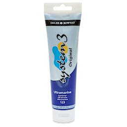 Daler-Rowney System3 Acrylic - Ultramarine, 150 ml tube