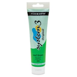 Daler-Rowney System3 Acrylic - Leaf Green, 150 ml tube