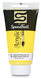 Speedball Acrylic Paints - 75 ml Cadmium Yellow Light tube shown upright