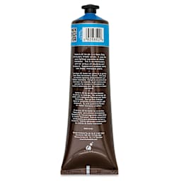 Chroma A2 Student Acrylics - Cerulean Blue Hue, 120 ml tube, back