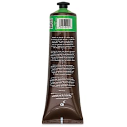 Chroma A2 Student Acrylics - Green Light, 120 ml tube, back