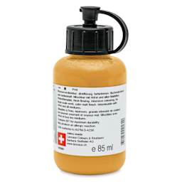 Lascaux Studio Acrylics - Yellow Ochre, 85 ml bottle back
