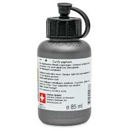 Lascaux Studio Acrylics - English Green Gold, 85 ml bottle back