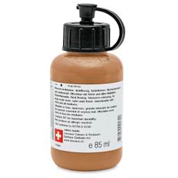 Lascaux Studio Acrylics - Burnt Sienna, 85 ml bottle back