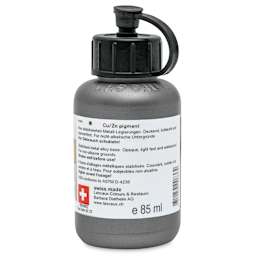 Lascaux Studio Bronze Acrylics - Pale Gold, 85 ml bottle back