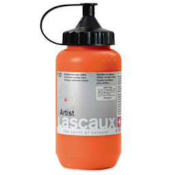 Lascaux Artist Acrylics - Cadmium Orange Medium, 390 ml Tube