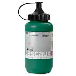 Lascaux Artist Acrylics - Phthalo Green Medium, 390 ml Tube
