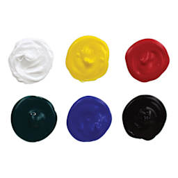 Chromacryl Acrylic Essentials - Set of 6, Primary Color blobs