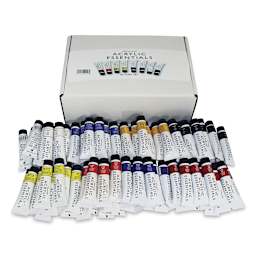 Chromacryl Acrylic Essentials - Classroom Pack, Set of 96, Assorted Colors, 20 ml tubes