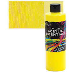 Chromacryl Acrylic Essentials - Cool Yellow, 500 ml and swatch