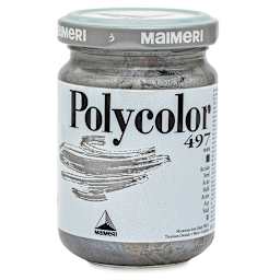 Maimeri Polycolor Vinyl Paints - Steel, 140 ml Jar