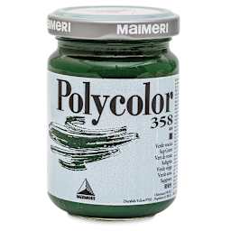 Maimeri Polycolor Vinyl Paints - Sap Green, 140 ml jar