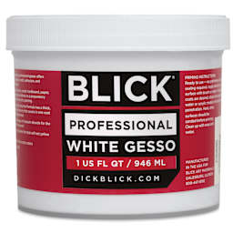 Blick Artists Acrylic Gesso - Professional White, Quart