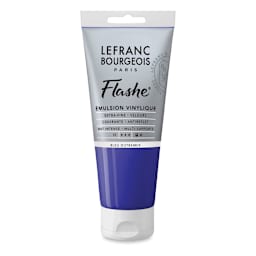 Lefranc & Bourgeois Flashe Vinyl Paint - Ultramarine Blue, 80 ml