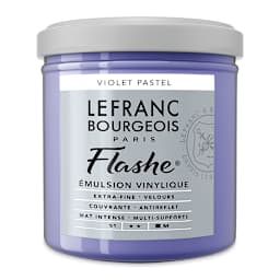 Lefranc & Bourgeois Flashe Vinyl Paint - Pastel Violet, 125 ml jar