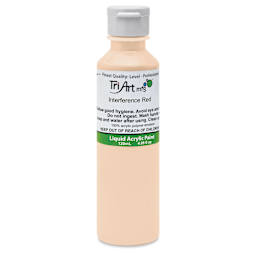 Tri-Art Liquid Artist Acrylics - Interference Red, 120 ml bottle