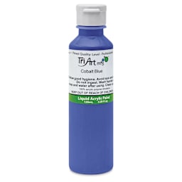Tri-Art Liquid Artist Acrylics - Cobalt Blue, 120 ml bottle