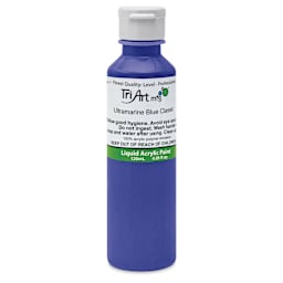 Tri-Art Liquid Artist Acrylics - Ultramarine Blue, 120 ml bottle