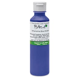 Tri-Art Liquid Artist Acrylics - Ultramarine Blue Modern, 120 ml bottle