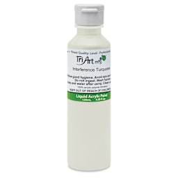 Tri-Art Liquid Artist Acrylics - Interference Turquoise, 120 ml bottle