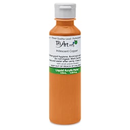 Tri-Art Liquid Artist Acrylics - Iridescent Copper, 120 ml bottle