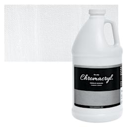 Chromacryl Students' Acrylic - White, 64 oz bottle and swatch